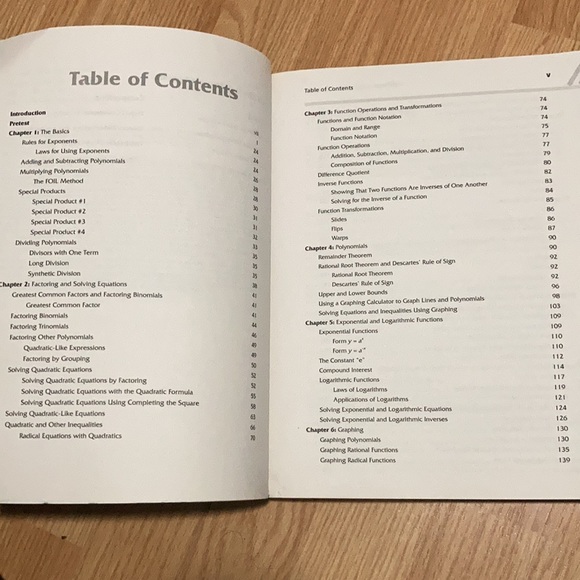 Algebra 2 book, helps get you ready for that math class you aren’t so sure about - Picture 2 of 3